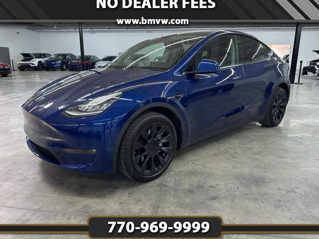 TESLA MODEL Y 2021 5YJYGDEE0MF111665 image